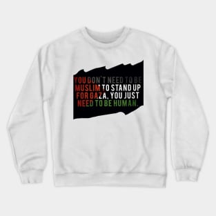 Free Palestinian Crewneck Sweatshirt